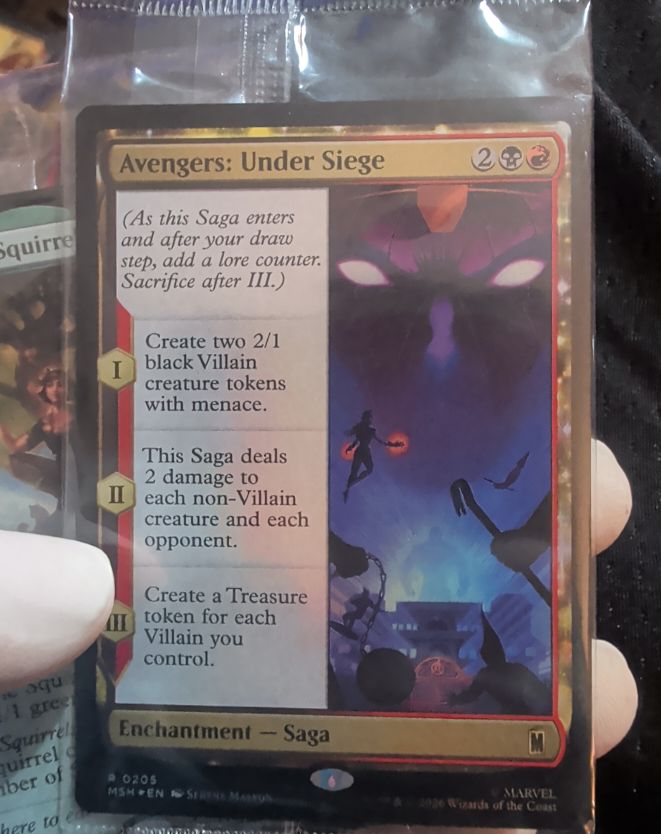 2020 Magic: The Gathering #205 Avengers: Under Siege — front