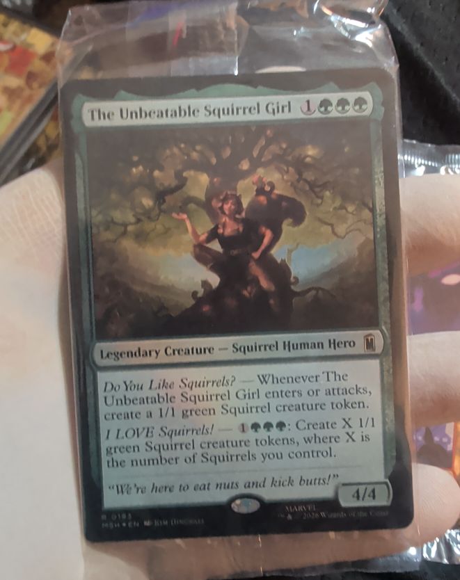 Magic: The Gathering The Unbeatable Squirrel Girl #0193 — front