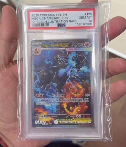 2025 Pokemon PFL Mega Charizard X ex Special Illustration Rare #125 — front