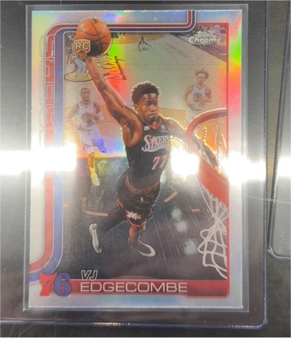 2026 Topps Chrome #153 VJ Edgecombe — front