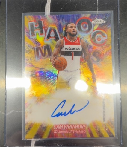 2025-26 Topps Chrome Update #HM-CW Cam Whitmore — front