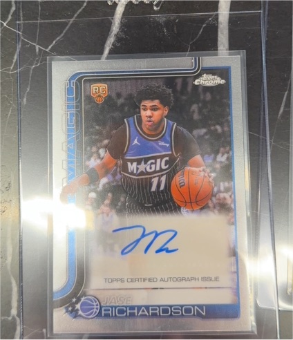 2026 Topps Chrome Update #TCA-JR Jase Richardson — front