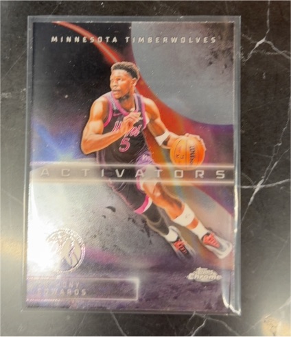 2025 Topps Chrome Update #AC-1 Anthony Edwards Activators — front