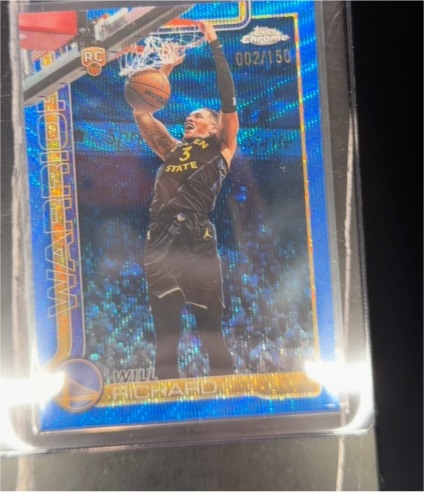2025-26 Topps Chrome Update #287 Will Richard Warriors — front