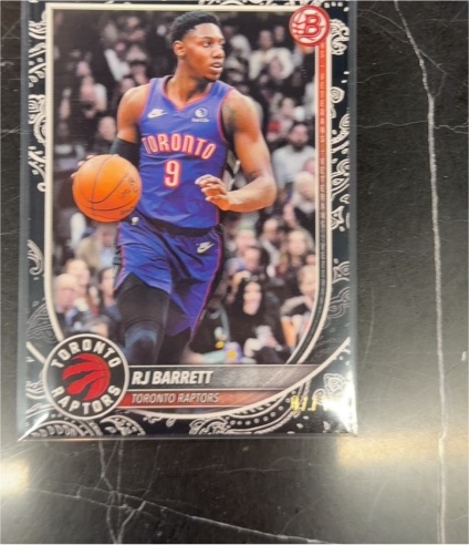 2025-26 Topps Bowman #156 RJ Barrett — front