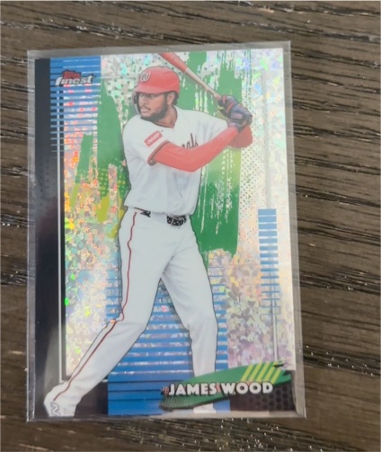 2026 Topps Finest #83 James Wood — front