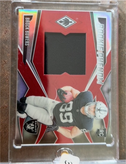 2024 Panini Phoenix #RPJ-BBS Brock Bowers Rookie Phenom Patch — front