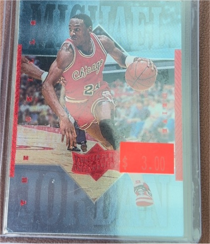 1999 Upper Deck Michael Jordan Athlete of the Century #64 — front
