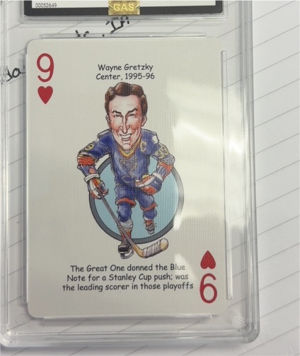 1995-96 Hero Decks #9 Wayne Gretzky — front