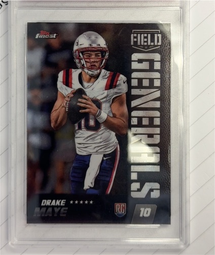 2024 Topps Finest Field Generals #FG-20 Drake Maye — front