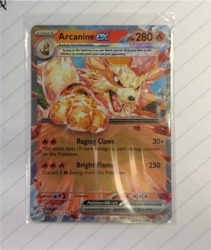 2023 Scarlet & Violet #032 Arcanine ex — front