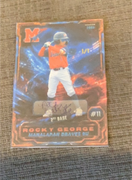 2025 Bowman Draft Chrome #BDC-113 Nate George — front