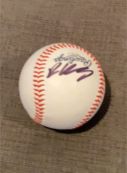 Miguel Andujar Autograph Baseball — front