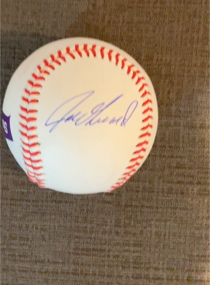 Joe Girardi Signed Official MLB Baseball — front