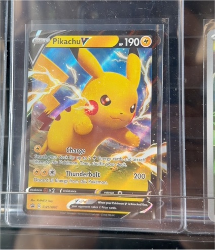 2020 Pokémon SWSH061 Pikachu V — front