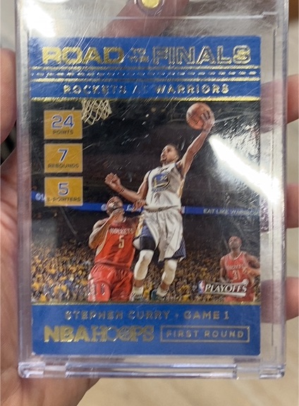 2016 Panini NBA Hoops Road to the Finals First Round #25 Stephen Curry — front
