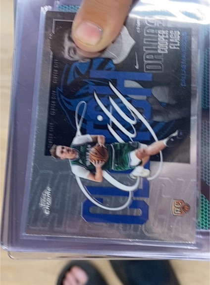 2025-26 Topps Chrome Update #YQ-1 Cooper Flagg Clutch City Rookie Dallas Mavericks — front
