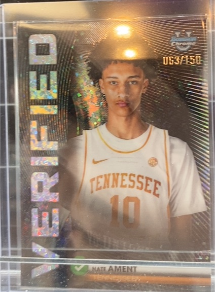 2025-26 Bowman Chrome #BV-10 Nate Ament — front