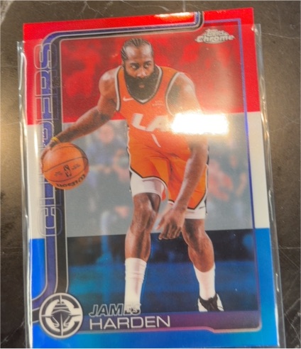 2025-26 Topps Chrome Update #33 James Harden — front