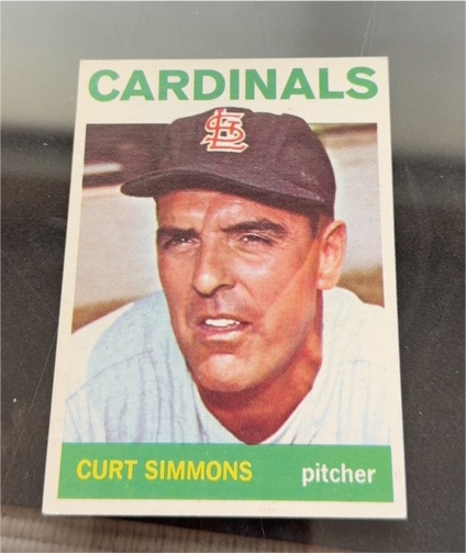 1964 Topps #385 Curt Simmons — front