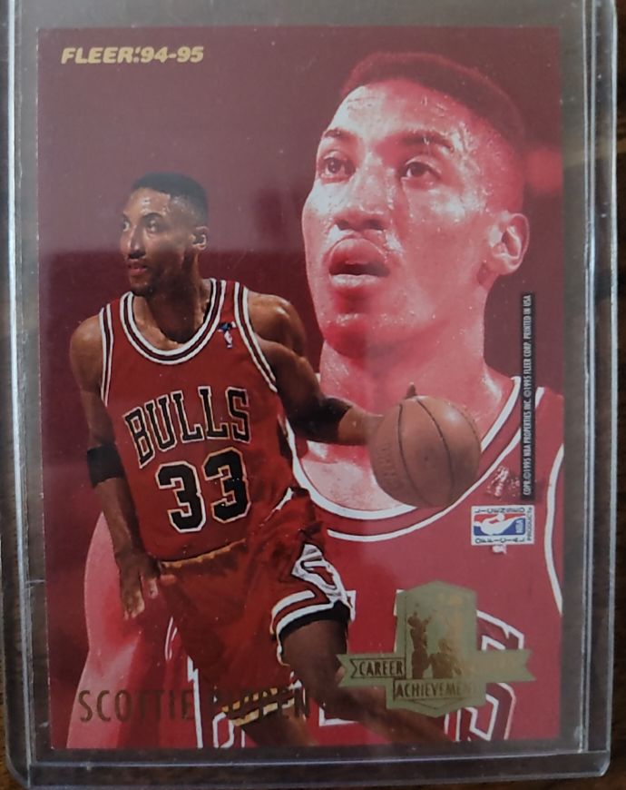 1994-95 Fleer Career Achievement Award #5 Scottie Pippen — front