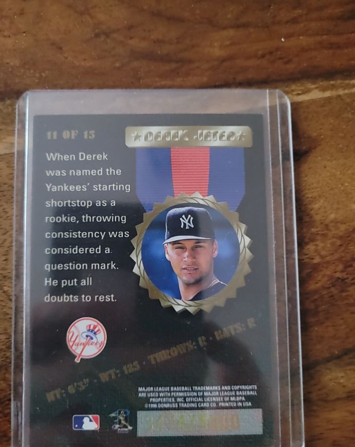 1998 Pinnacle Mint Collection #9 Derek Jeter — front