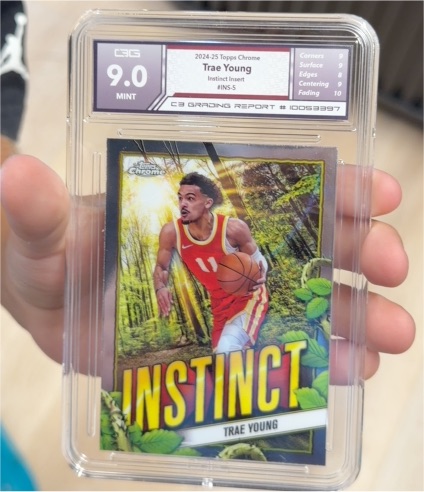 2024-25 Topps Chrome #INS-5 Trae Young Instinct — front