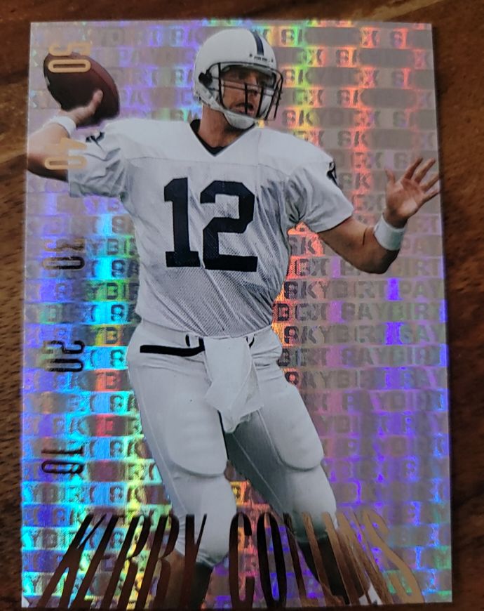 1995 Skybox Premium Paydirt #PD22 Kerry Collins — front