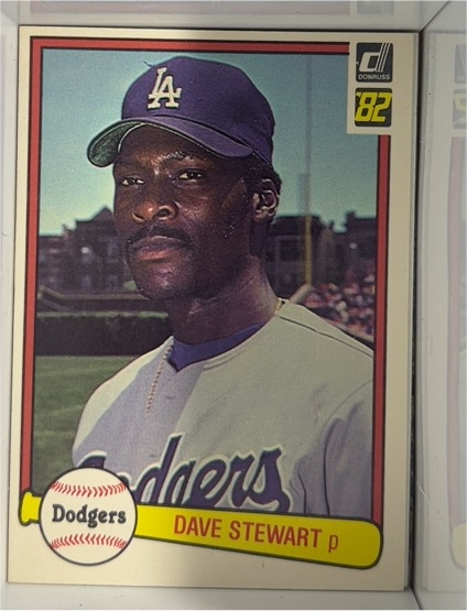 1982 Donruss #410 Dave Stewart — front