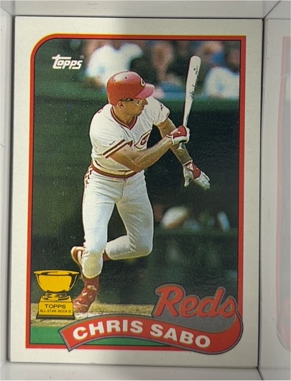 1989 Topps #490 Chris Sabo — front