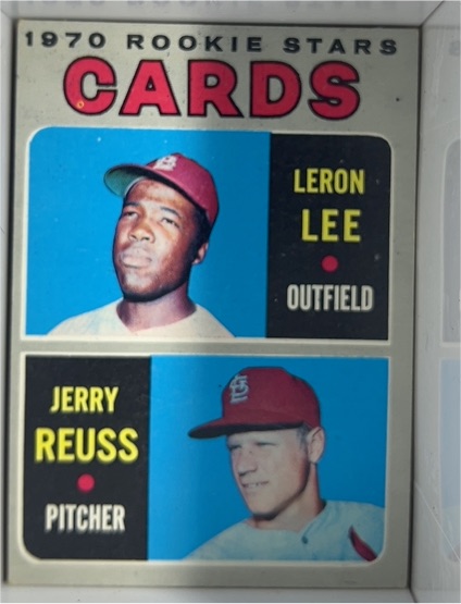 1970 Topps #96 Rookie Stars Leron Lee Jerry Reuss — front