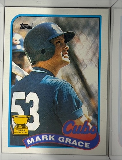 1989 Topps #465 Mark Grace — front