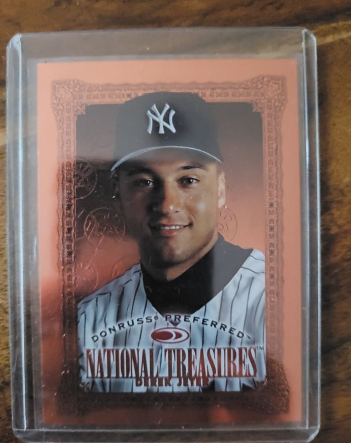 1997 Donruss Preferred National Treasures Bronze #184 Derek Jeter — front