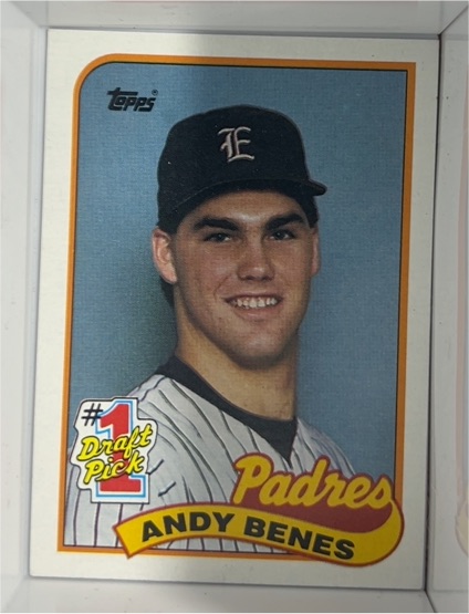 1989 Topps #437 Andy Benes — front