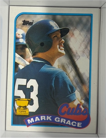 1989 Topps #465 Mark Grace — front
