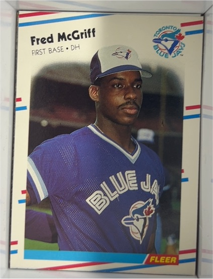 1988 Fleer #118 Fred McGriff — front