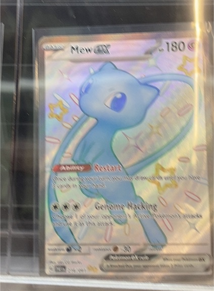 2024 Pokémon Paldean Fates #216 Mew ex — front