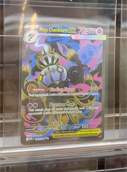 Mega Chandelure EX 099/084 Pitch Black — front