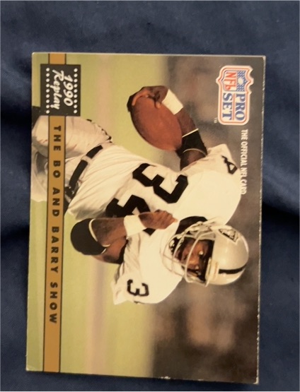 1991 Pro Set #335 The Bo And Barry Show Bo Jackson — front