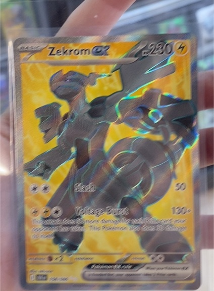 2015 Pokémon Scarlet & Violet #158 Zekrom ex — front
