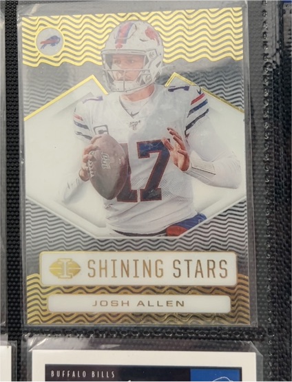 2020 Panini Illusions #SS9 Josh Allen Shining Stars — front