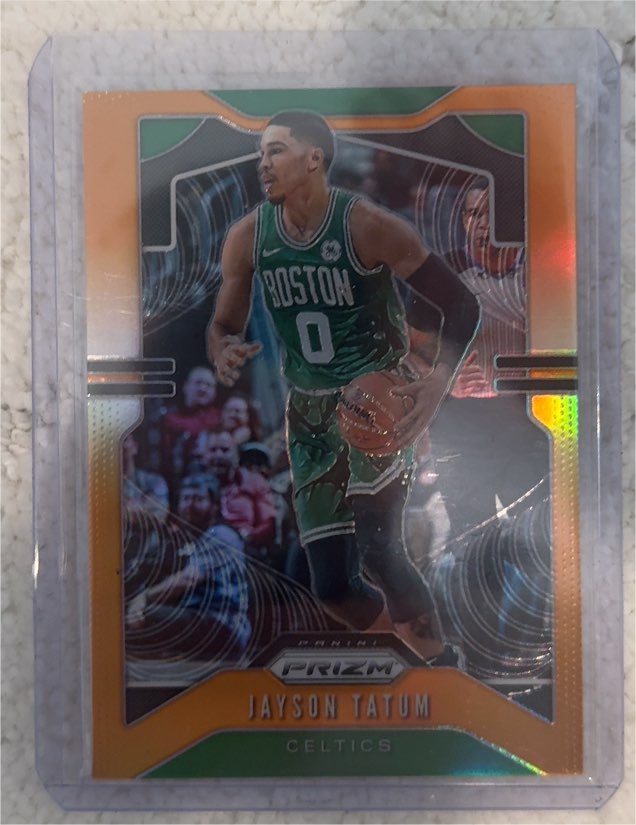 2021-22 Panini Prizm #13 Jayson Tatum — front