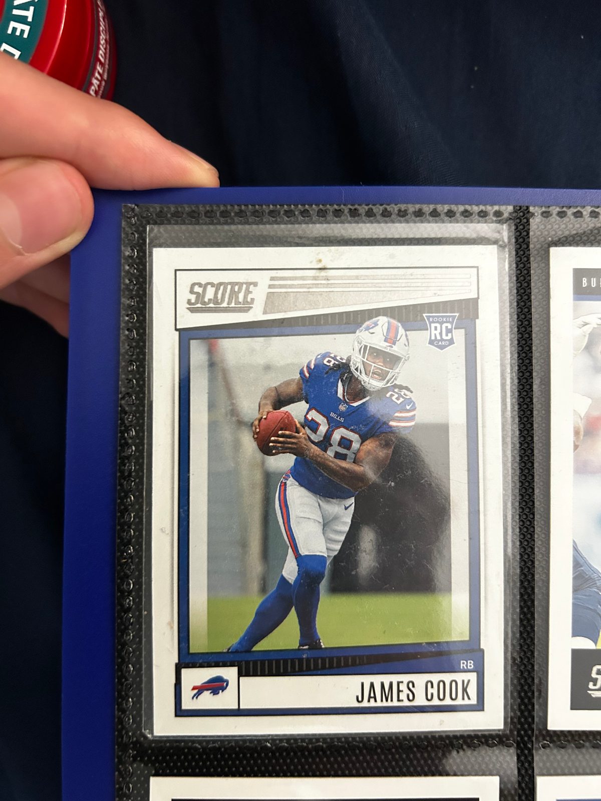 2022 Score #334 James Cook — front