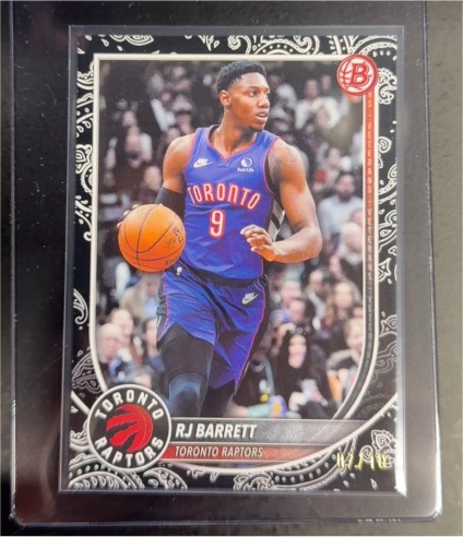 2025 Bowman #156 RJ Barrett — front
