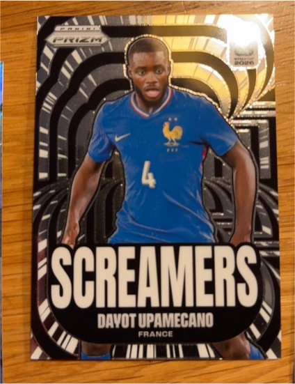 2026 Panini Prizm FIFA World Cup #21 Dayot Upamecano Screamers — front