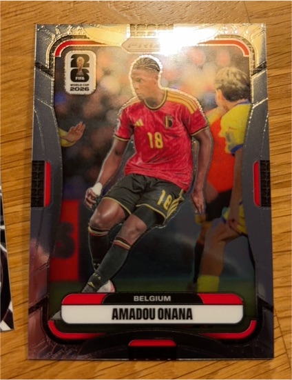 2026 Panini Prizm FIFA World Cup #163 Amadou Onana — front