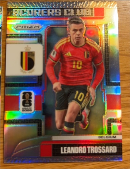 2026 Panini Prizm FIFA World Cup #14 Leandro Trossard — front