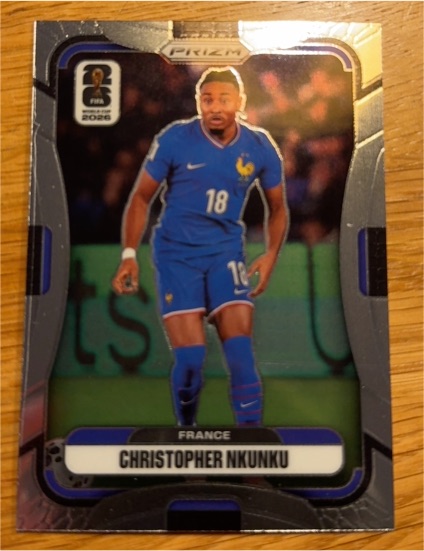 2026 Panini Prizm FIFA World Cup #25 Christopher Nkunku — front