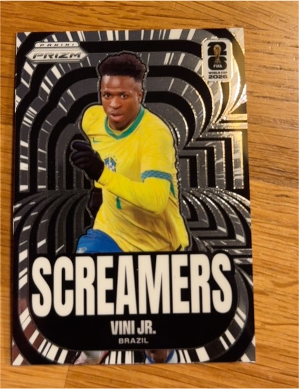 2026 Panini Prizm FIFA World Cup #10 Vinicius Junior Screamers — front