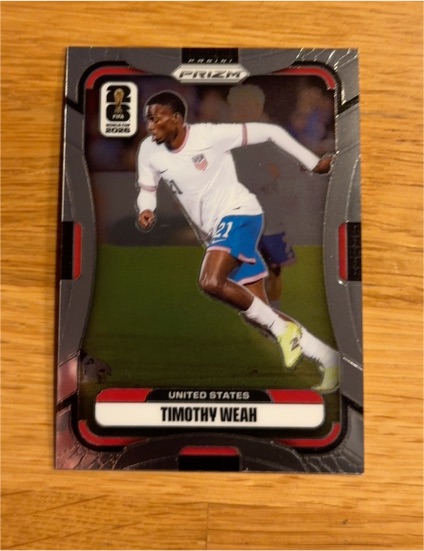 2026 Panini Prizm FIFA World Cup #443 Timothy Weah — front